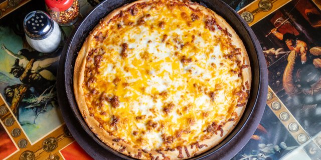 Bacon Cheddar Burger Pan Pizza