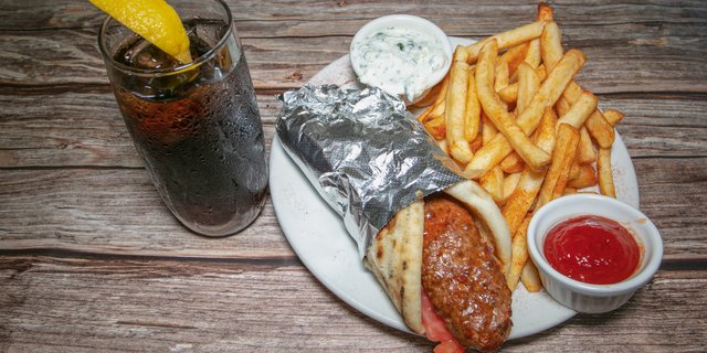 Adana Kebab Wrap Combo