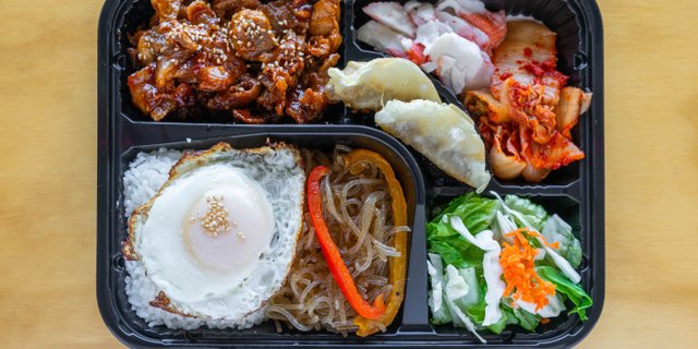 Spicy Pork Lunch Box