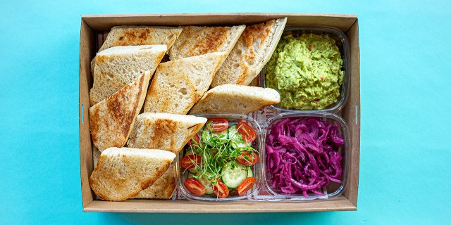 Avocado Tostada Platter