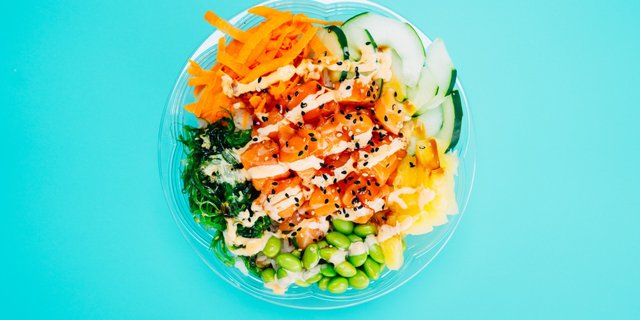 Salmon BYO Poke Bowl