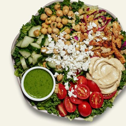 Hummus Crunch Salad