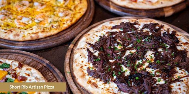 Short Rib Pizzas
