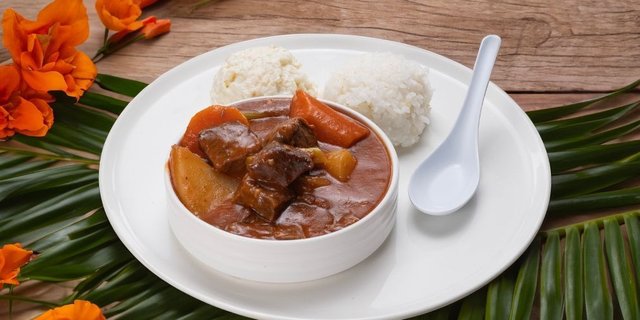 Beef Stew Plate Lunch