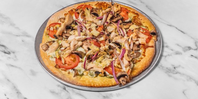 Chicken Pesto Pizza