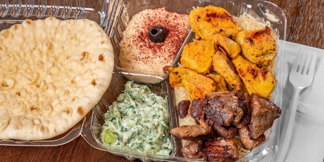 Double Meat Rice Lunch Box