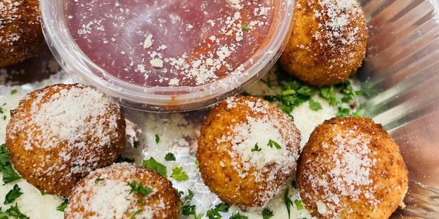 Beef & Pea Rice Arancini