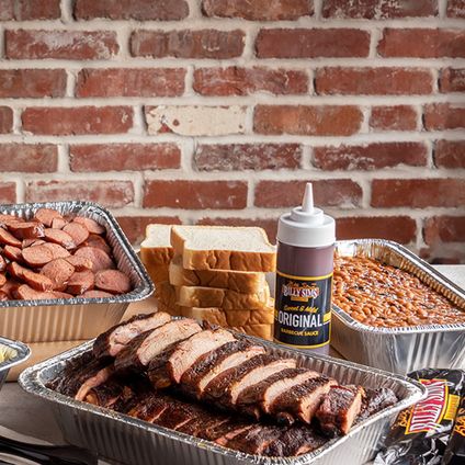 Two Meat Dinner & Ribs