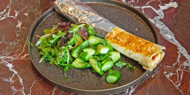 Grilled Halloumi & Fig Wrap