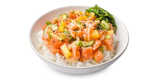 Yuzu Ponzu Salmon Bowl Combo