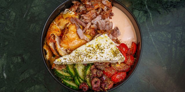 Mixed Chicken & Pork Rice Bowl