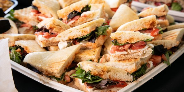Sandwiches or Panini Platter For 10