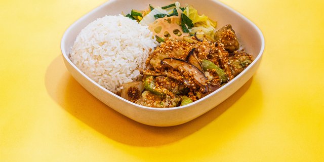MSG Chicken Rice Plate