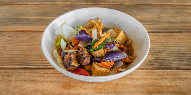 Vegetarian Spicy Eggplant Stir-Fry