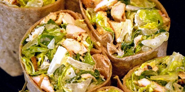 Chicken Caesar Wrap Platter