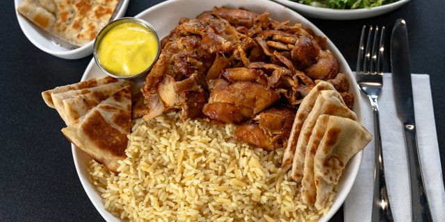 Small Chicken Gyro Plate