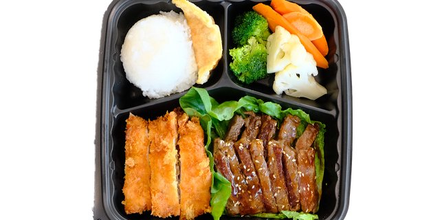 Chicken Katsu & Beef Steak Teriyaki