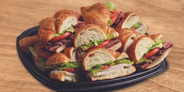 Turkey & Ham Croissant Platter