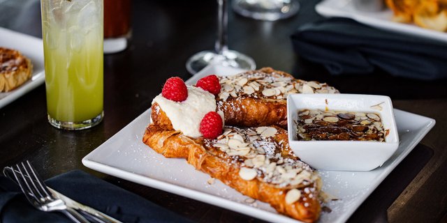 Almond Croissant French Toast