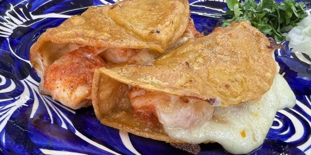 Shrimp & Cheese Crispy Taco