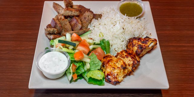 Combo Kabob Platter