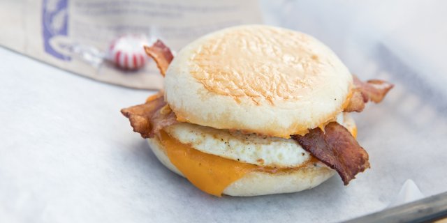 Egg, Bacon & Cheese Sandwich