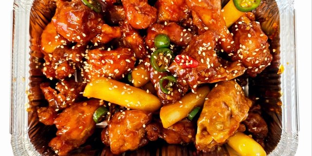 Medium Sweet Spicy Boneless Fried Chicken Gangjung