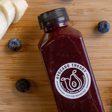 Avocado Banana Blueberry Smoothie