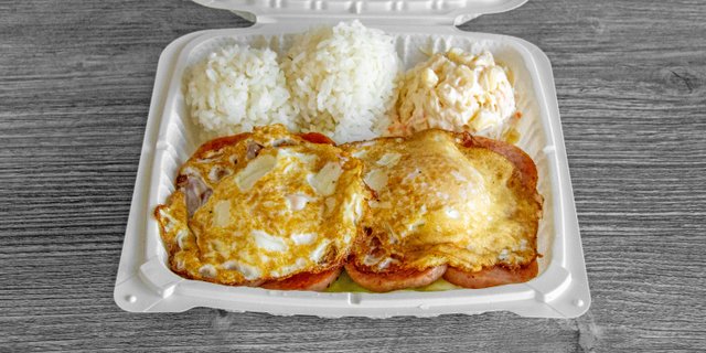 Grilled Spam & Eggs