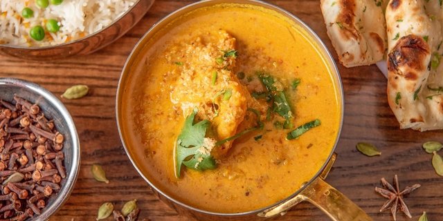 Goan Shrimp Curry Tray