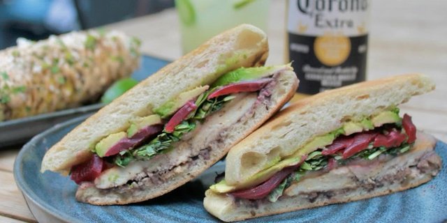 Grilled Chicken Torta