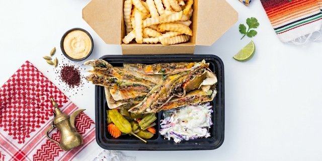 Shawarma Quesadilla Platter