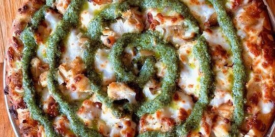 Chicken Pesto Pizza