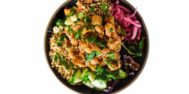 (V) Chickpea Potato Mixed Bowl w/ Avocado
