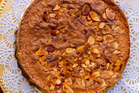 Dozen Gluten-Free Almond Cake Slices
