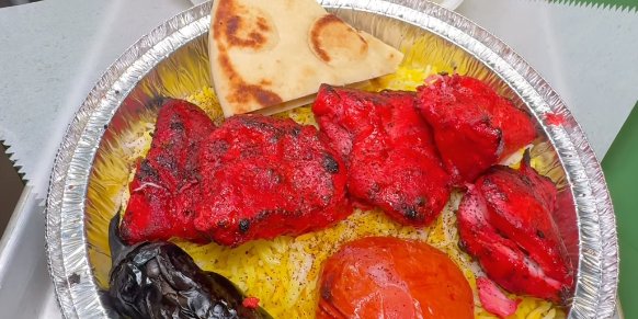 Tandoori Chicken Plate