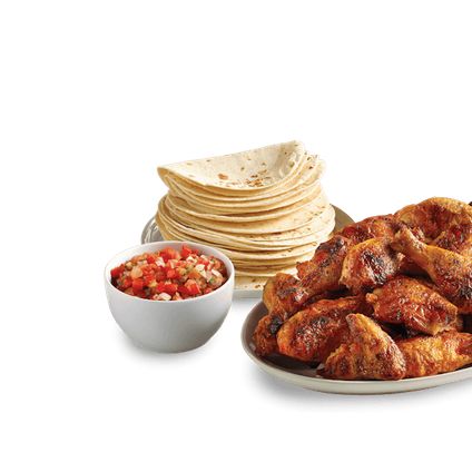 24PC Leg & Thigh Chicken And Tortillas