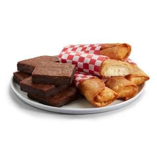 Brownie & Deep-Fried Cheesecake Box