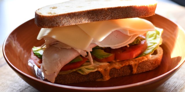 Turkey & Jack Cheese Sandwich
