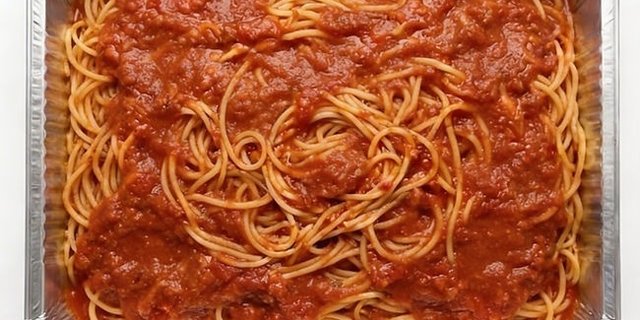 Spaghetti w/ Meat Sauce Catering