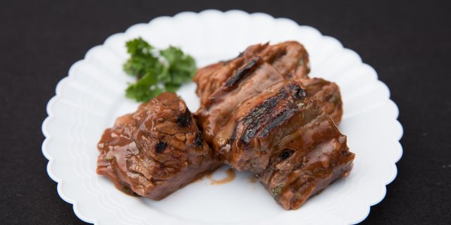 Hickory Plum BBQ Steak Tips