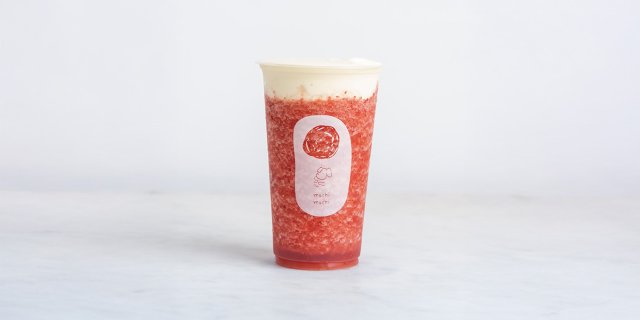 Cream Cheese Foam Strawberry Smoothie