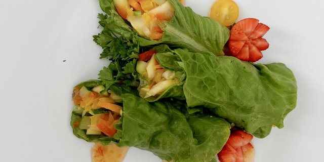 Vegan Vegetable Lettuce Wraps