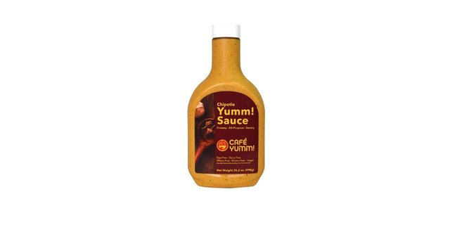 Bottle of Chipotle Yumm! Sauce