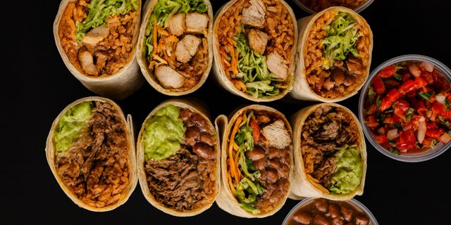Pollo Asado Burrito Tray