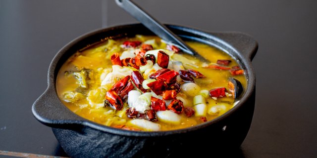 Golden Soup Sauerkraut Fish Fillet