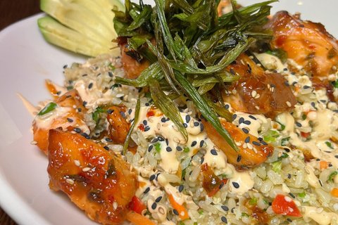 Sambal Salmon Avocado Bowl