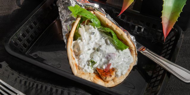 Jerk Chicken Gyro