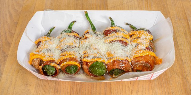 Chori-Bacon Poppers