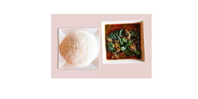 Okro Stew & Rice
